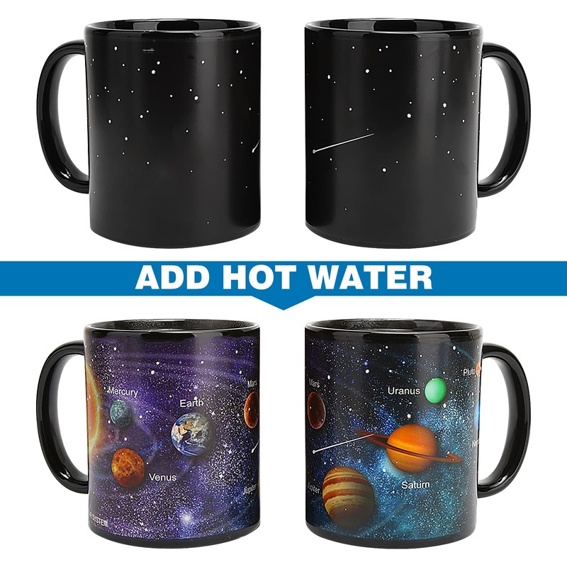 BESTonZON Thermal Effect Cups Colour Changing Coffee Cup Drinking Cup