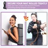YOGAER Yoga Mat Carrier Strap, Adjustable Thick Straps Sling for