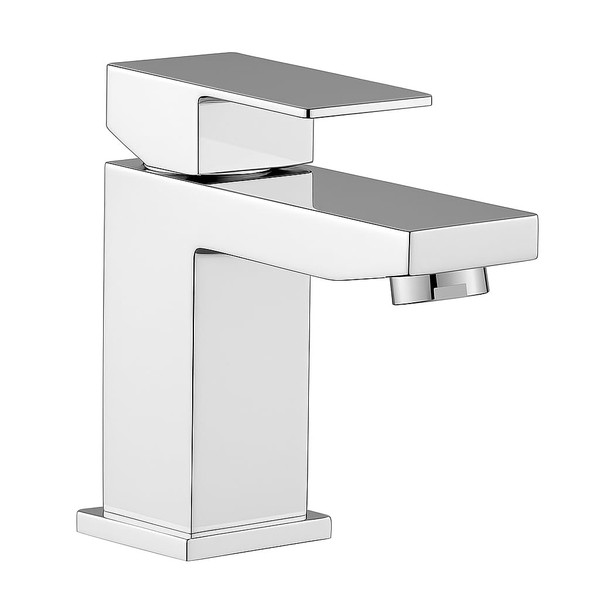 Edge Modern Chrome Bathroom Basin Mixer Tap – Single Lever