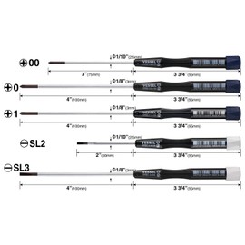 Micro Screwdriver 5PCS. No.99005PFPBU