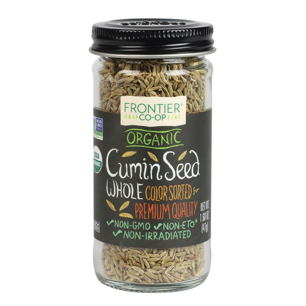 Frontier Herb Cumin Seed - Organic - Whole - 1.68 oz