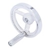 3 Spoke Hand Wheel with Revolving Handle Cast Iron Round