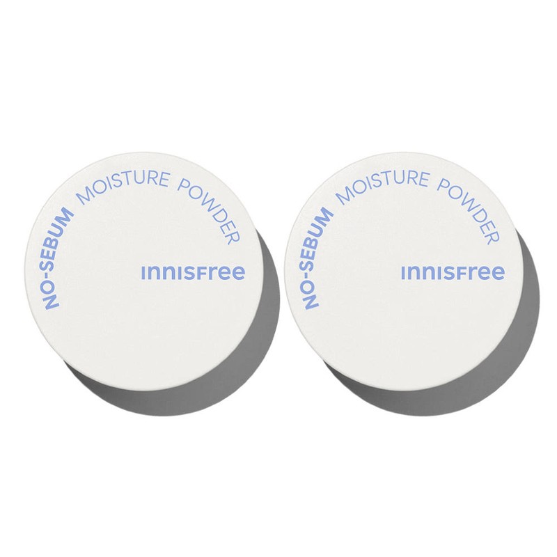 Innisfree No Sebum Moisture Powder 5g, 2 pieces / 이니스프리