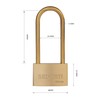 SEDORTI Weather Proof Lock, Keyed Alike Solid Brass Padlocks with