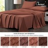 Chezmoi Collection Solid Terracotta 250TC 100% Cotton Twill Bed Sheet