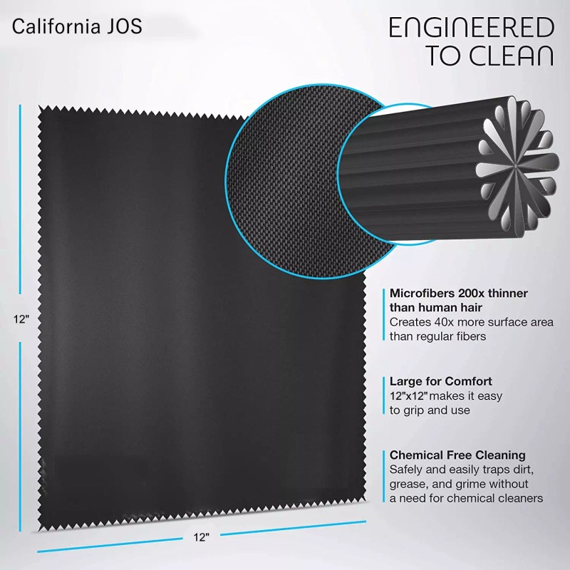 US-DEAL 12"X12" Microfiber Cleaner Cleaning Soft Cloth for Camera Lens