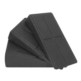 Squat Wedge Block, Black EPP Adapted Incline Board Set, Foot for Squats, Calf Stretching Board for Home Exercise, Fitness, Weightlifting and Recovery Training