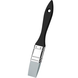 Nezyo 1 Inch Silicone Color Shaper Brush Wide Firm Flat Silicone Paint Brush Solid Flat Flexible Acrylic and Water Based Painting Tool for Paint Stains