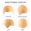 1 Piece Wig Cap, 3 Pieces Hairnet Boys Half Bald