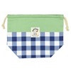 Drawstring Medium Navy Check Drawstring Bag School Prep Bag Kindergarten
