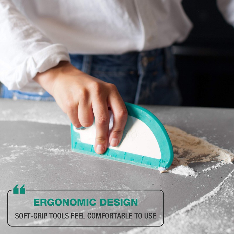 Breadsmart Artisan Bread Whisk and Bench Scraper Duo - Essential