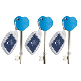 Triple Pack Radar Blue Badge Co Genuine & Offical NKS Radar Key for Disabled Toilets, Accessible Loos in The UK, Easy Turn Access Key, Ideal for Disabled Blue Badge Holders