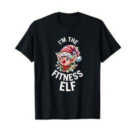 The Fitness Elf Family Matching Group Christmas T-Shirt