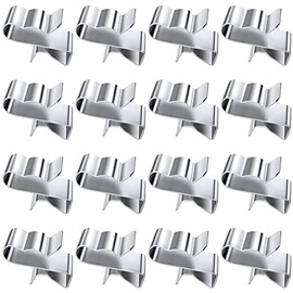 OIIKI 18PCS Trailer Frame Wire Clips, Stainless Steels Trailer Wiring Clips, 23mm Length Cable Clips Replacement Parts for Automotive Wires Management, Cable Organization for Boat Trailer Fishing Boat