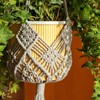 Hanging Planter with Patterns,2Packs Macrame Plant Hangers Indoor Macrame for