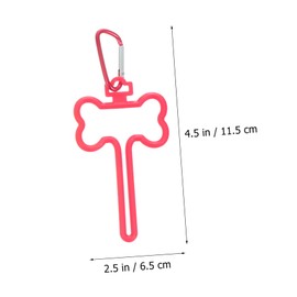 CORHAD 5pcs Pet Poop Bag Clip Wipes Poop Bags for Dogs Puppy Pads Dog Accessories Leak Doggy Doggie Puppy Pooper Leak Extra Leash Waste Carrier Carabiner Poo Pet Abs