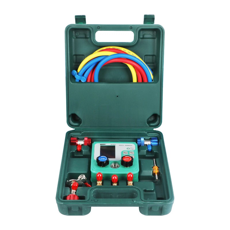 DUOYI Refrigeration Digital Manifold Gauge HVAC 92 Refrigerant Pressure Vacuum