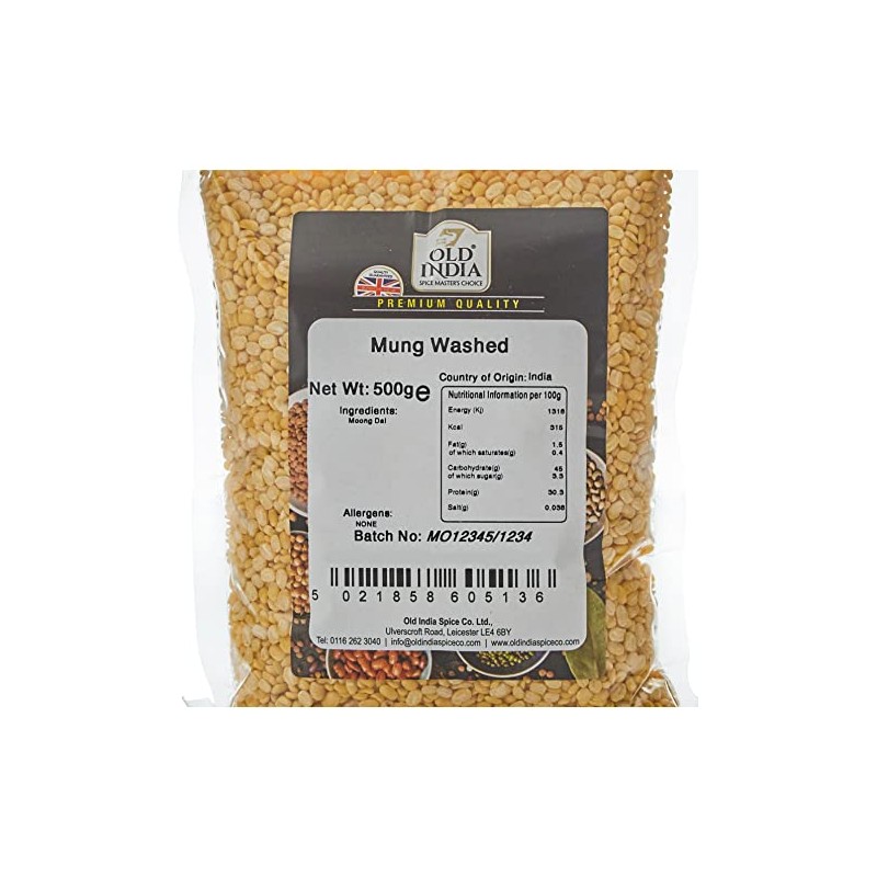 Old India Mung Washed 500g