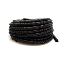 1 Pc of 3/8" Black Wire Loom 20ft Split Tubing Hose Cover