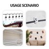 30 Pack Wire Shelf Wall Clips with Screws and Anchors