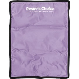 rester's choice Ice Pack for Injuries Reusable, Soft Gel Flexible - (Large: 11"x14.5") for Hip, Shoulder, Knee, Back - Comfy Cold Pack Compress for Swelling, Bruises, Surgery (Lavender, 1 Pack)