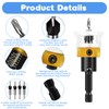 Countersink Drill Bit Set Depth Stop Practical Countersink Wood Drill