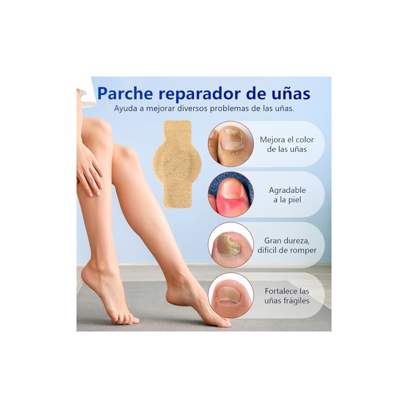 2PCS Parches De Cuidado Para Las Uñas,Parche Reparador de Uñas