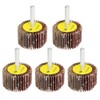 5pcs Flap Wheels 80 Grits Abrasive Wheel 40mm Sanding Wheel