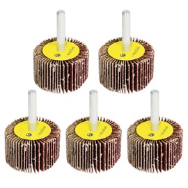 5pcs Flap Wheels 80 Grits Abrasive Wheel 40mm Sanding Wheel for Drill, Polishing, Grinding, Deburring