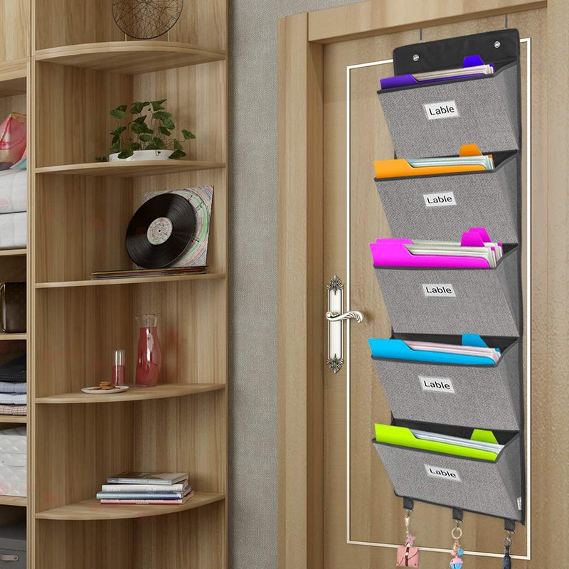 homyfort Over the Door File Organizer, Wall Hanging File Folders