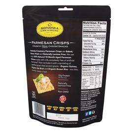 Sonoma, Cr Chz Crisps Parmesan, 2.25 Ounce
