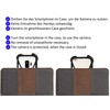 K-S-Trade Qualitativ & Innovativ Handyhülle Schutzhülle Hülle Bookstyle Wallet-Case Für