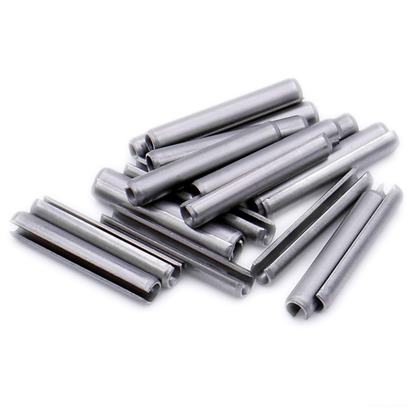 D3.5 (3.5mm x 8mm) Slotted Spring Pin (Heavy) - Stainless