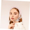 FOMIYES Triangle Turban Headband Triangle Hair Bandanas Scarf Lace Hair