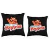 Hungry Hungry Hippos New Logo with Hungry Hippo Throw Pillow,