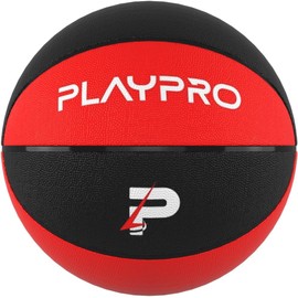 PLAYPRO Rubber Basketball (7, RED/Black)