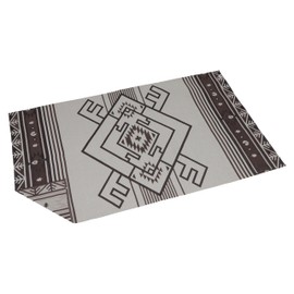 キャプテンスタッグ(CAPTAIN STAG) ラグ レジャーシート マット インドシグネチャーラグ ブラウン 収納袋付き UP-2717