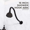Shower Head Extension Arm by JS Jackson Supplies, 16 inch