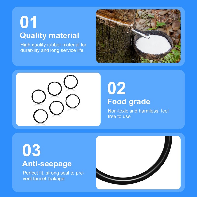 Moen 146789 Replacement O-Rings Compatible with Specific Moen Single-Handle Lever