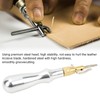 5 in 1 Leather Groover Multifunctional Aluminum Handle Stitching Groover