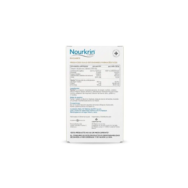 Nourkrin Radiance 30 tabs c/u Paquete 2 piezas | Tratamiento