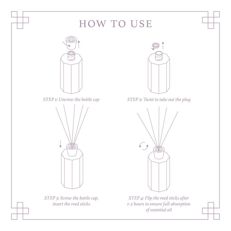 Aeviva Reed Diffuser Set, 6.7 oz Lavender Eucalyptus Scented Reed