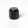 Circuit Performance Tapones de válvula de aluminio negro serie VC5