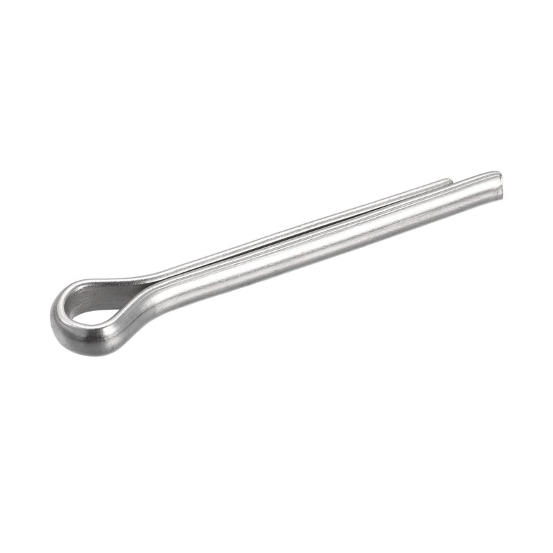 sourcing map Split Cotter Pin, 6mm x 45mm Stainless Steel