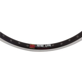 SUNringle Sun Rhyno Lite 20" 36 Holes Black Rim w/Silver Sides, Schrader Valve