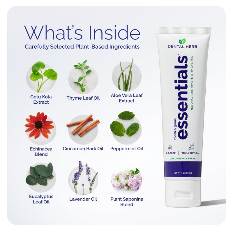 Dental Herb Company - Essentials Toothpaste (4 oz.) Fluoride-Free (3