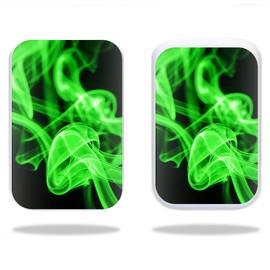 MightySkins Skin Compatible with HP Sprocket wrap Cover Sticker Skins Green Flames