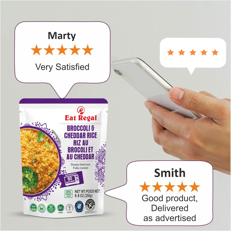 Eat Regal Ready to Eat Broccoli & Cheddar Flavored Rice