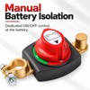 Top Post Battery Disconnect Switch – 12–48V DC Negative Terminal