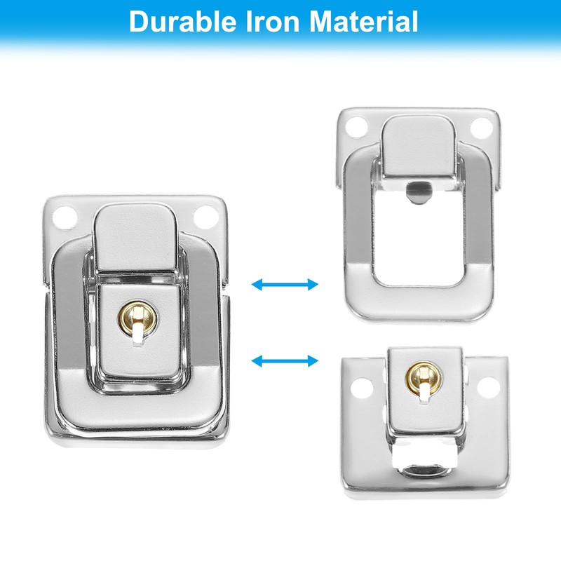 PATIKIL Suitcase Lock Hasp 1.6" x 1.10",1Pcs Iron Toggle Catch